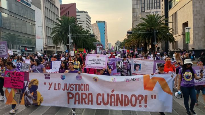 Pocas asistentes, muchas denuncias: marcha del 25N expone la violencia contra las mujeres de México que no cede