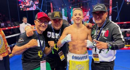 El 'Güerito de Tepito’, boxeador que ganó en su debut a los 16 años en Arabia Saudita, es recibido como héroe en la CDMX: “Muy agradecido con todo el barrio”