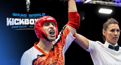 ¡Campeón del mundo! El mexicano Héctor Solorio recupera el título como monarca absoluto de kickboxing en Abu Dabi