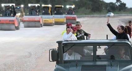 Sheinbaum promete que el Tren Maya de carga bajará el precio de la gasolina en el sureste