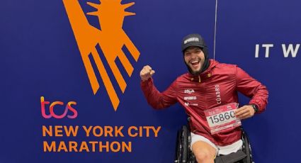 ¡Épico! Venezolano con las dos piernas amputadas termina el Maratón de Nueva York tras 15 horas y lo reciben en la meta con su himno nacional