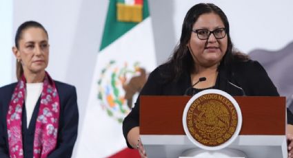 Secretaria de las Mujeres repudia acoso que sufrió Sheinbaum afuera de Palacio Nacional