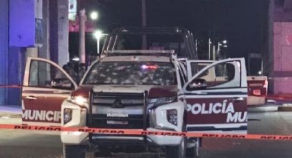 Agresores graban un ataque contra policías municipales de San Salvador Huixcolotla, Puebla