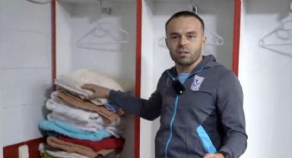 “Triste y aterrador”: El club polaco Lech Poznan exhibe el vestidor visitante del estadio del Rayo Vallecano sin luz y con toallas viejas