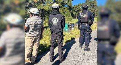 Volcadura de autobús sobre carretera en el Edomex deja seis personas lesionadas