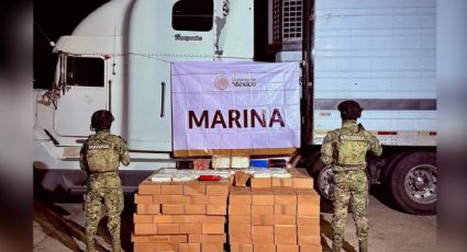 Decomisan más de 600 kilos de metanfetamina y 21 de cocaína en el puerto de Mazatlán