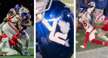Defensivo de Patriots noquea a jugador de Giants, le borra una letra del casco y también manda 'a volar’ al QB; ambos violentos golpes fueron legales