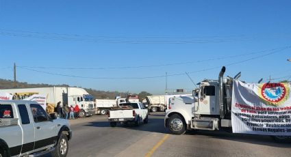 Bloqueo en Sonora: trabajadores del proyecto de reubicación de las vías del tren de Nogales acusan falta de pago desde hace un año