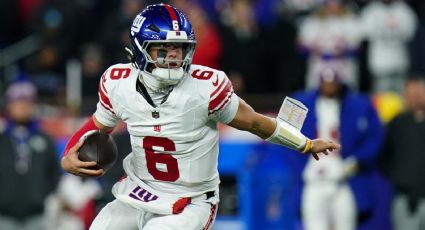 Jaxson Dart, QB de los Giants que recibió duro golpe ante Patriots, defiende la rudeza del futbol americano: "No estamos jugando al 'soccer' aquí"