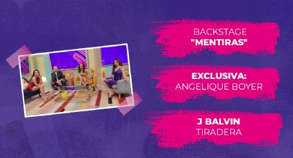 Hoy en Espectacular: Backstage "Mentiras", exclusiva con Angelique Boyer, la reacción de J Balvin a Residente y el posible romance de Nodal