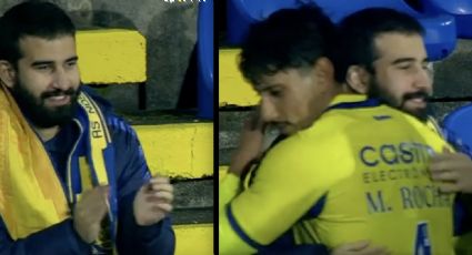 Aficionado viaja a lejana isla para apoyar a su equipo; al final, los jugadores le agradecen por ser el único visitante en la tribuna