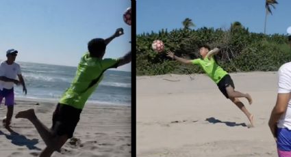 ¡Legado ‘inmortal’! Jorge Campos entrena a su hijo en las playas de Acapulco: “Soy el mejor entrenador de todos los tiempos”