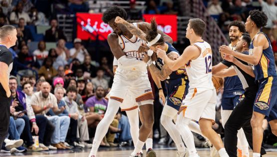 ¡Puñetazos en la duela! Los basquetbolistas José Alvarado y Mark Williams protagonizan pelea en la NBA y son suspendidos