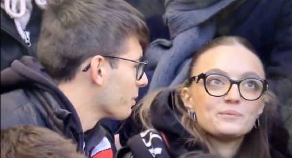 Soldado caído: aficionada niega beso a su acompañante en el estadio cuando son enfocados por la ‘kiss cam’
