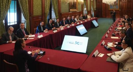 Sheinbaum recibe a empresarios en Palacio Nacional; acuerdan reuniones periódicas