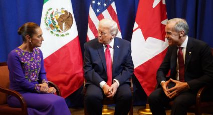 Termina reunión entre Sheinbaum, Trump y Carney, a meses de iniciar la revisión del T-MEC