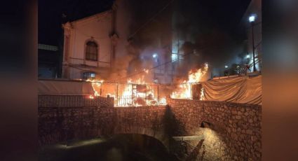 Incendio en un mercado en Guanajuato deja siete locales totalmente consumidos
