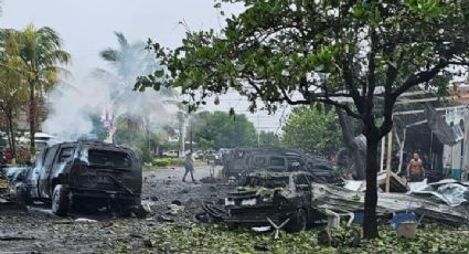 Suman tres muertos tras la explosión de un automóvil contra la policía comunitaria en Michoacán