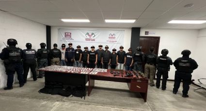 Operativo en Chiapas: caen 12 integrantes del CJNG en San Cristóbal de las Casas y aseguran armas