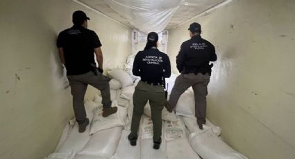 Aseguran 320 kilogramos de metanfetamina ocultos en un camión en Los Mochis; hay dos aprehendidos