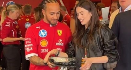 La actriz Ana de Armas causa sensación en el cierre de la temporada de F1; convivió con Lewis Hamilton y agitó la bandera a cuadros