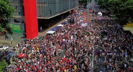Mujeres se manifiestan en ciudades de Brasil contra la violencia de género tras récord de víctimas