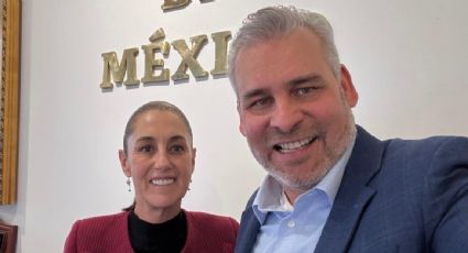 Sheinbaum recibe a Alfredo Ramírez Bedolla más de un mes después del asesinato de Carlos Manzo