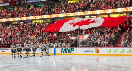 Abuchean Himno de Estados Unidos en un partido de hockey en Canadá como rechazo a aranceles ordenados por Trump