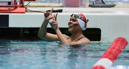 ¡Sirena de oro! La nadadora mexicana Fernanda Méndez es campeona de la Conferencia Mountain West en 100 metros mariposa