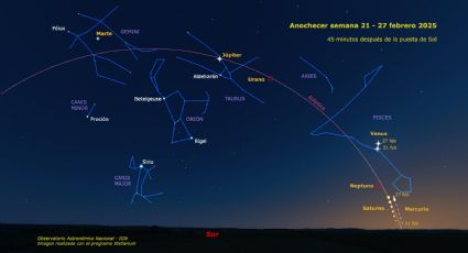 Hoy se verán todos los planetas de nuestro sistema solar alineados en el cielo nocturno