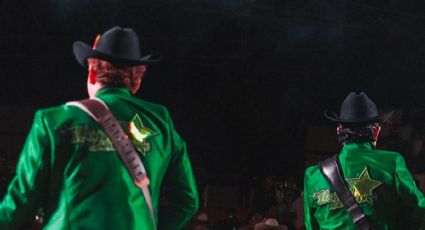 Pedro Segura organiza fiesta con "Los Alegres del Barranco" y les pide cantar corrido de "El Mencho"