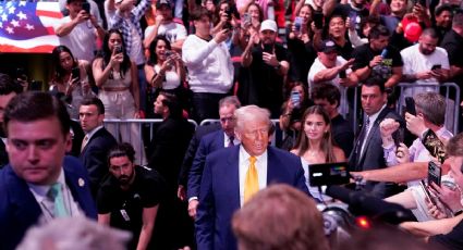 Donald Trump se lleva una ovación de pie de parte de los aficionados que asistieron al UFC 314