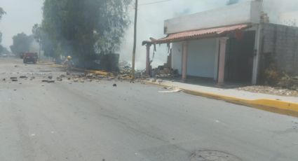Explota polvorín en Tultepec y provoca incendio en tres terrenos; descartan víctimas