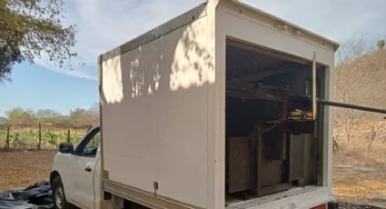 Aseguran en Culiacán una ametralladora de grueso calibre que estaba empotrada en una camioneta