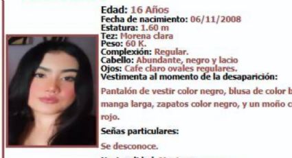 Adolescente de Nayarit desaparece tras viajar a una cita de trabajo en Guadalajara; emiten alerta Amber