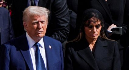 "Recé por la paz del mundo", dice Melania Trump tras asistir al funeral del papa Francisco