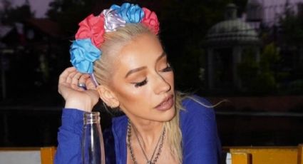 Christina Aguilera sorprende a fanáticos en México viajando en una trajinera en Xochimilco