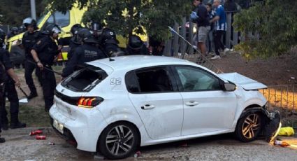 ¡Una mujer, la responsable! Detienen a conductora que atropelló a aficionados afuera del estadio del Espanyol