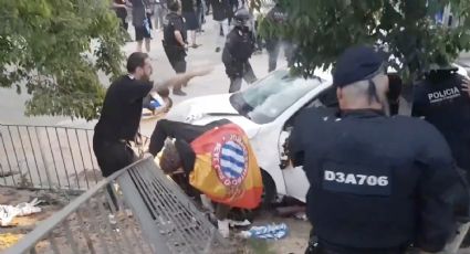 Uno de los 17 aficionados atropellados por una mujer afuera del estadio del Espanyol se encuentra en “estado crítico”