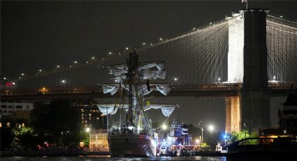 Al menos 22 tripulantes lesionados en choque del buque de la Marina en Nueva York; tres están graves