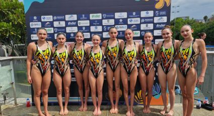 ¡Futuro dorado! La Selección Juvenil Mexicana de Natación Artística conquista cuatro oros en el Panamericano de Deportes Acuáticos en Medellín