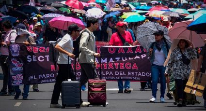 Despliegan más de seis mil elementos para contener protestas de la CNTE en el AICM
