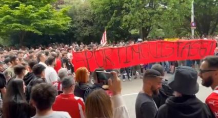 Aficionados del Sporting de Gijón protestan y piden la salida de Grupo Orlegui del mexicano Alejandro Irarragorri, quien está prófugo de la justicia