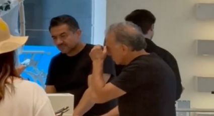 Clan de los Yunes sigue de gira en Madrid; ahora los captan en tienda de lujo