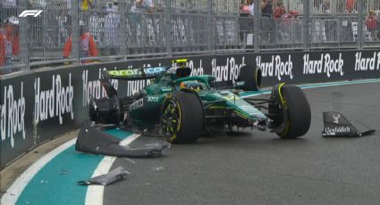 ¡Lo volvió a hacer! Liam Lawson provoca choque de Fernando Alonso en la sprint de Miami y elude la responsabilidad: “Me estranguló contra el muro”