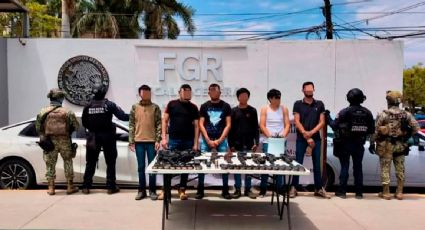 Detienen a seis hombres tras enfrentamiento en Sinaloa; tenían en su poder granadas y equipo táctico