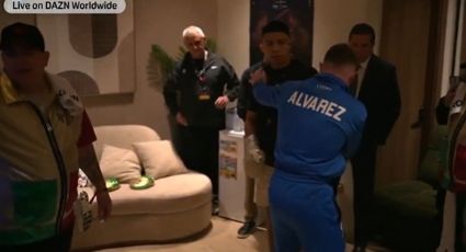 ¡Apoyo entre mexicanos! 'Canelo' Álvarez da consejos de pelea a Jaime Munguía horas antes de saltar al ring en Arabia Saudita