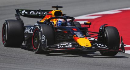 Max Verstappen es tercero tras la segunda práctica del GP de España que lideró Oscar Piastri