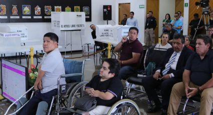 Realiza INE simulacro de la elección judicial con personas con discapacidad: votar les tomó entre seis y 18 minutos
