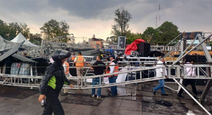Colapsa estructura en la Gustavo A. Madero para concierto de Alicia Villarreal; hay siete heridos
